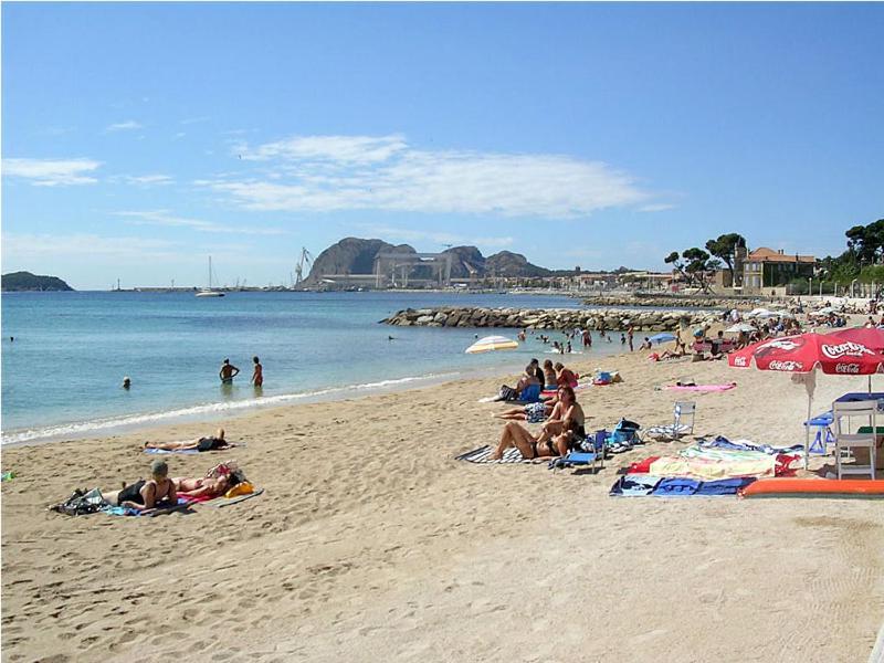 Blue Summer Vibes Appartment For 4P, Ac, Parking, Beachfront, Spa Access -5 La Ciotat Extérieur photo