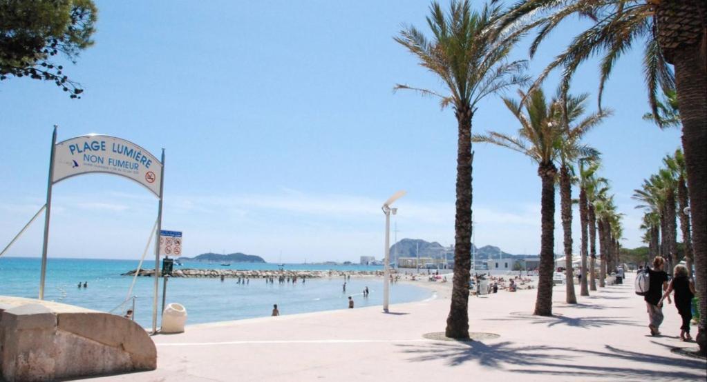 Blue Summer Vibes Appartment For 4P, Ac, Parking, Beachfront, Spa Access -5 La Ciotat Extérieur photo