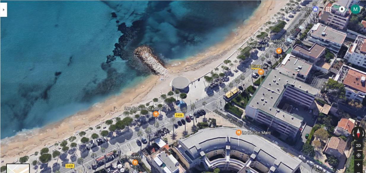 Blue Summer Vibes Appartment For 4P, Ac, Parking, Beachfront, Spa Access -5 La Ciotat Extérieur photo